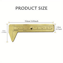 1pc Mini Copper Caliper Double Scale for Precision Measurement