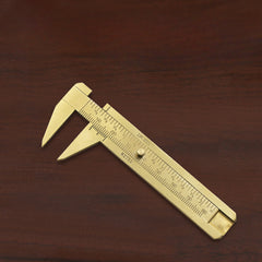 1pc Mini Copper Caliper Double Scale for Precision Measurement