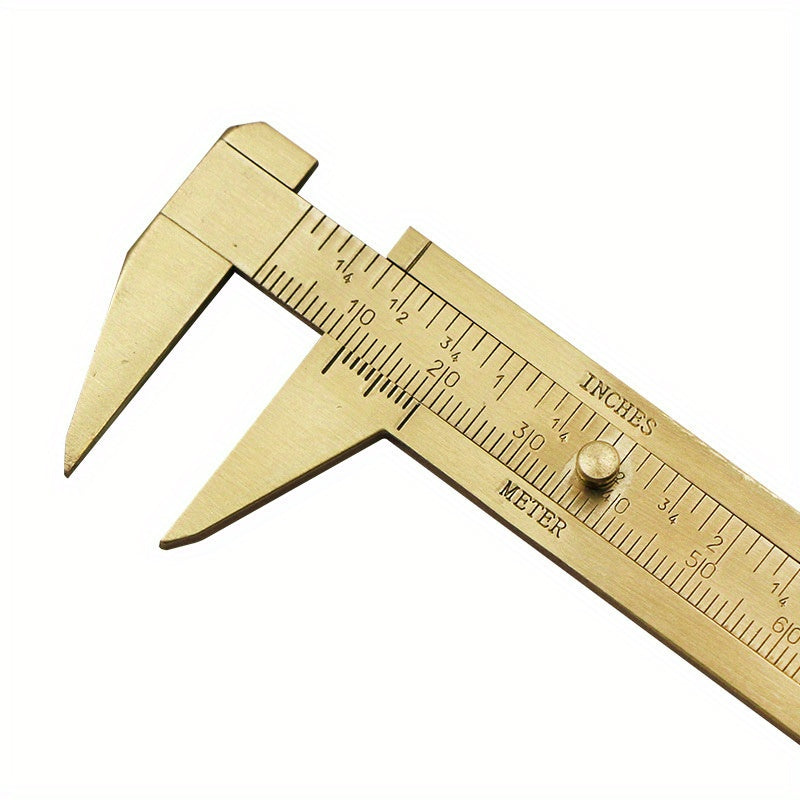 1pc Mini Copper Caliper Double Scale for Precision Measurement