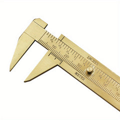 1pc Mini Copper Caliper Double Scale for Precision Measurement
