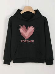 Girls Pastel Hoodies Comfy Pullover With Pocket Spring Fall Gift