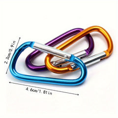 1pc Carabiner Keychain Clip Buckle Camping Hiking Travel