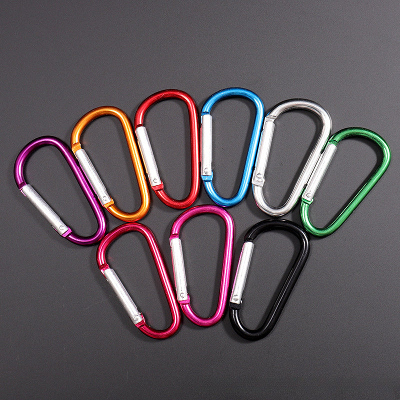 1pc Carabiner Keychain Clip Buckle Camping Hiking Travel