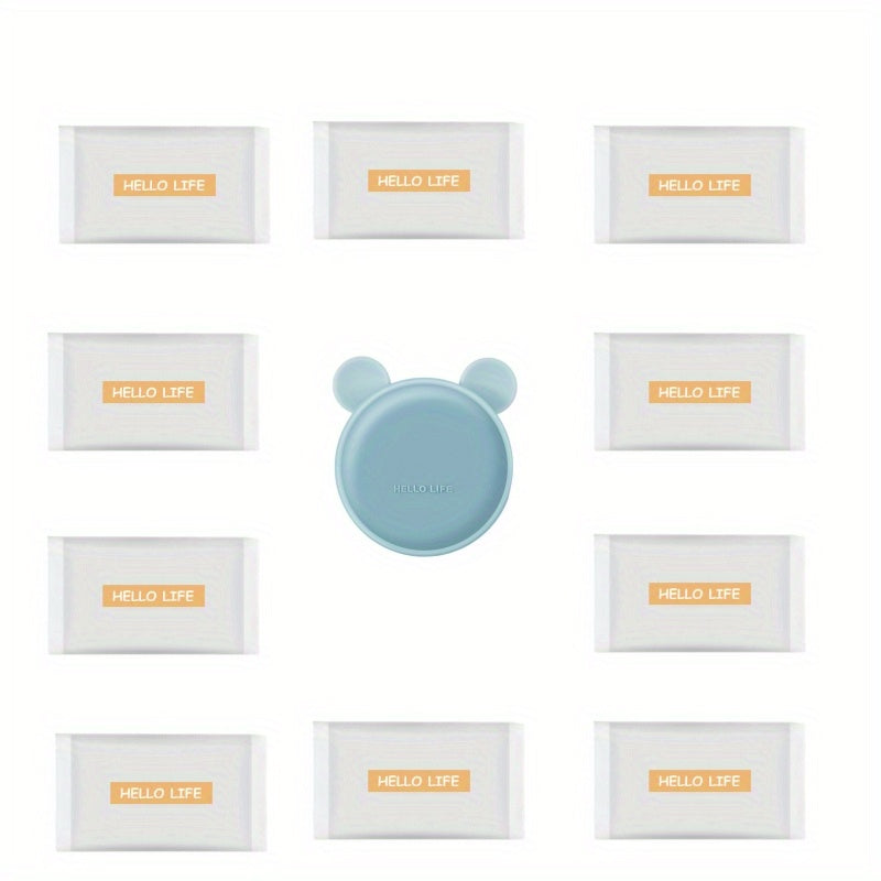 Mini Silicone Hand Warmer Egg with 10 Replacement