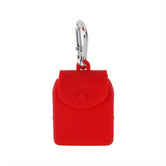 Mini Silicone Storage Bag Coin Purse Earphone Bag with Buckle