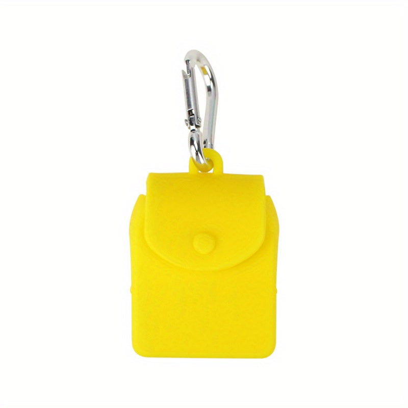 Mini Silicone Storage Bag Coin Purse Earphone Bag with Buckle