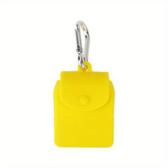 Mini Silicone Storage Bag Coin Purse Earphone Bag with Buckle