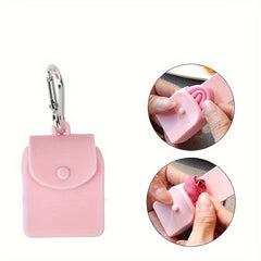 Mini Silicone Storage Bag Coin Purse Earphone Bag with Buckle