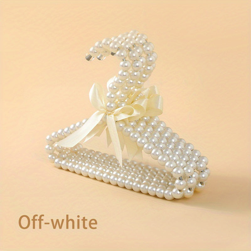 5pcs Artificial Pearl Hanger Small Bow Pet Accessories