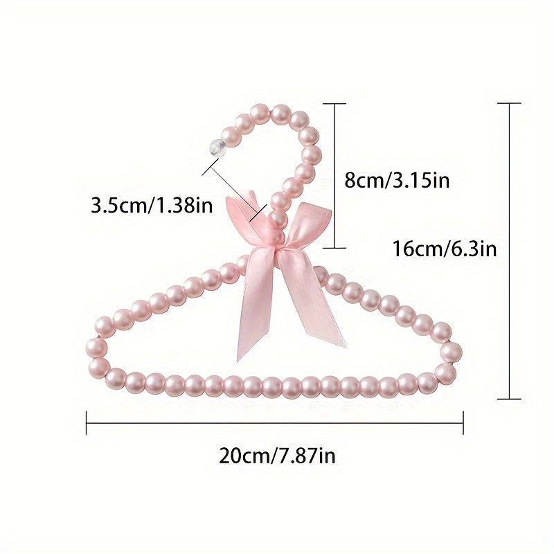 5pcs Artificial Pearl Hanger Small Bow Pet Accessories