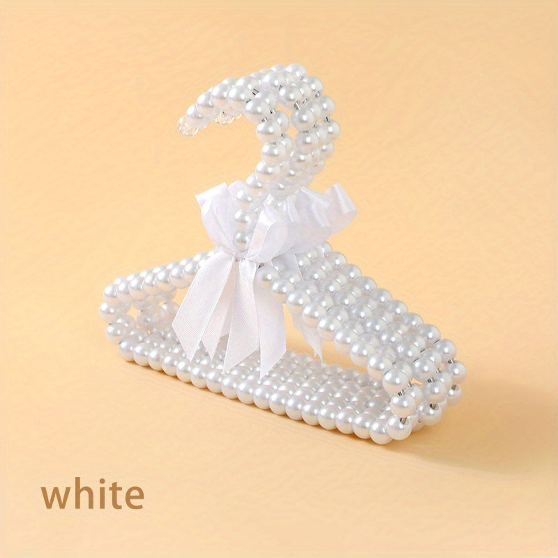 5pcs Artificial Pearl Hanger Small Bow Pet Accessories
