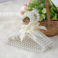 5pcs Artificial Pearl Hanger Small Bow Pet Accessories