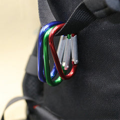 10pcs Metal Buckle Aluminum Water Bottle Buckle Outdoor Camping Hiking