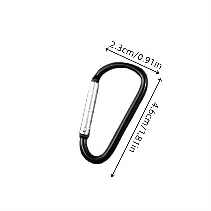 10pcs Metal Buckle Aluminum Water Bottle Buckle Outdoor Camping Hiking
