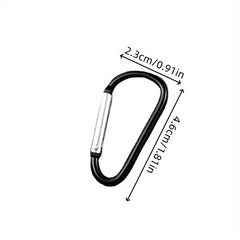 10pcs Metal Buckle Aluminum Water Bottle Buckle Outdoor Camping Hiking