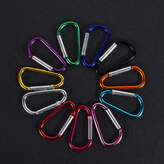 10pcs Metal Buckle Aluminum Water Bottle Buckle Outdoor Camping Hiking