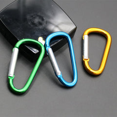10pcs Metal Buckle Aluminum Water Bottle Buckle Outdoor Camping Hiking