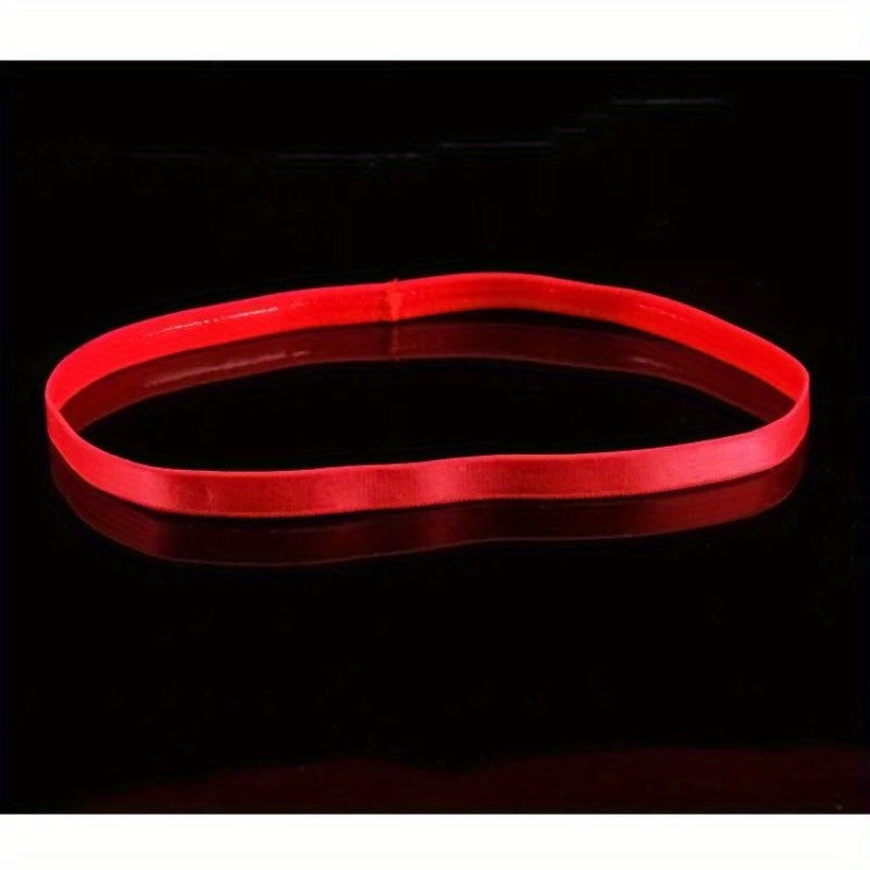 3pcs Elastic Yoga Headband For Sports Running And Fitness