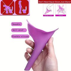 2pcs Portable Car Urinal for Outdoor Travel Female Urination Device