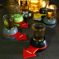 Spin The Shot Arrow Rotary Table Fine Wine Pointer For Drinking Game