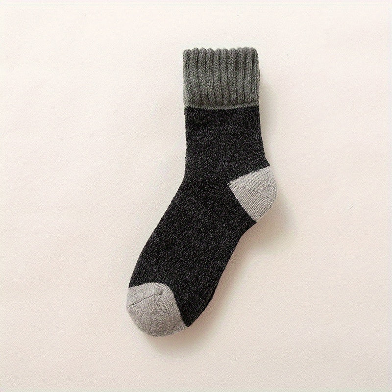 Men's Coldproof Wool Thermal Cashmere Mid calf Socks