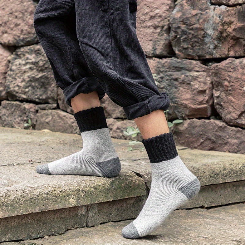 Men's Coldproof Wool Thermal Cashmere Mid calf Socks