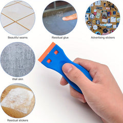 108pcs Plastic Razor Blade Scraper Label Decal Remover Tool