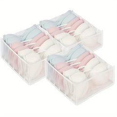 Underwear Drawer Storage Box Set, Panties & Bra Organizer