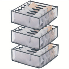 Underwear Drawer Storage Box Set, Panties & Bra Organizer