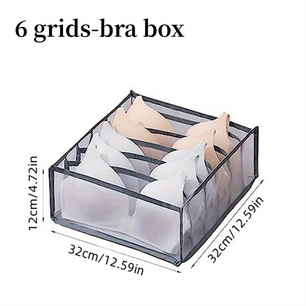 Underwear Drawer Storage Box Set, Panties & Bra Organizer
