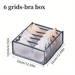 Underwear Drawer Storage Box Set, Panties & Bra Organizer