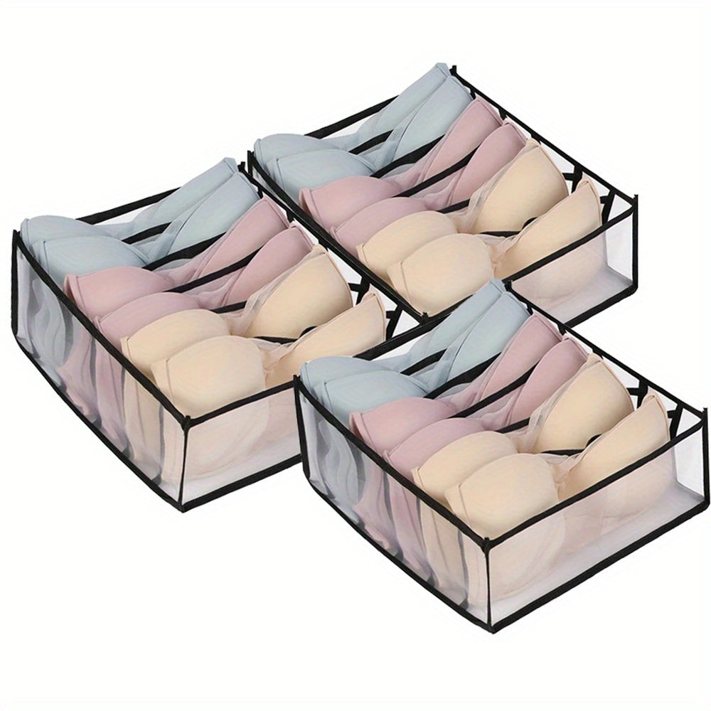 Underwear Drawer Storage Box Set, Panties & Bra Organizer