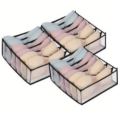 Underwear Drawer Storage Box Set, Panties & Bra Organizer