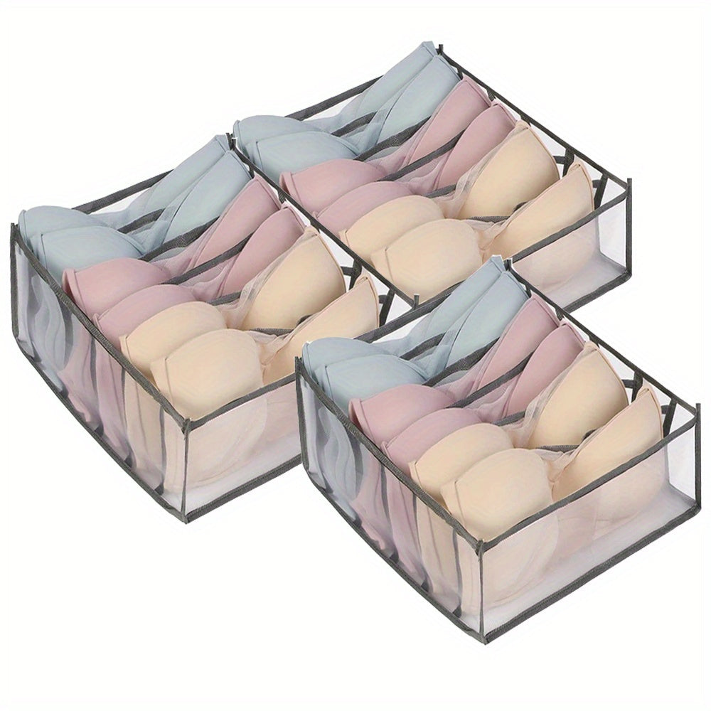 Underwear Drawer Storage Box Set, Panties & Bra Organizer