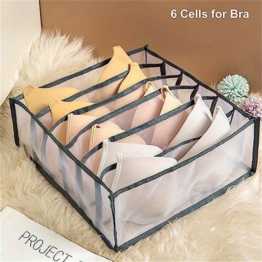 Underwear Drawer Storage Box Set, Panties & Bra Organizer