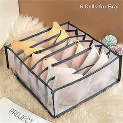 Underwear Drawer Storage Box Set, Panties & Bra Organizer