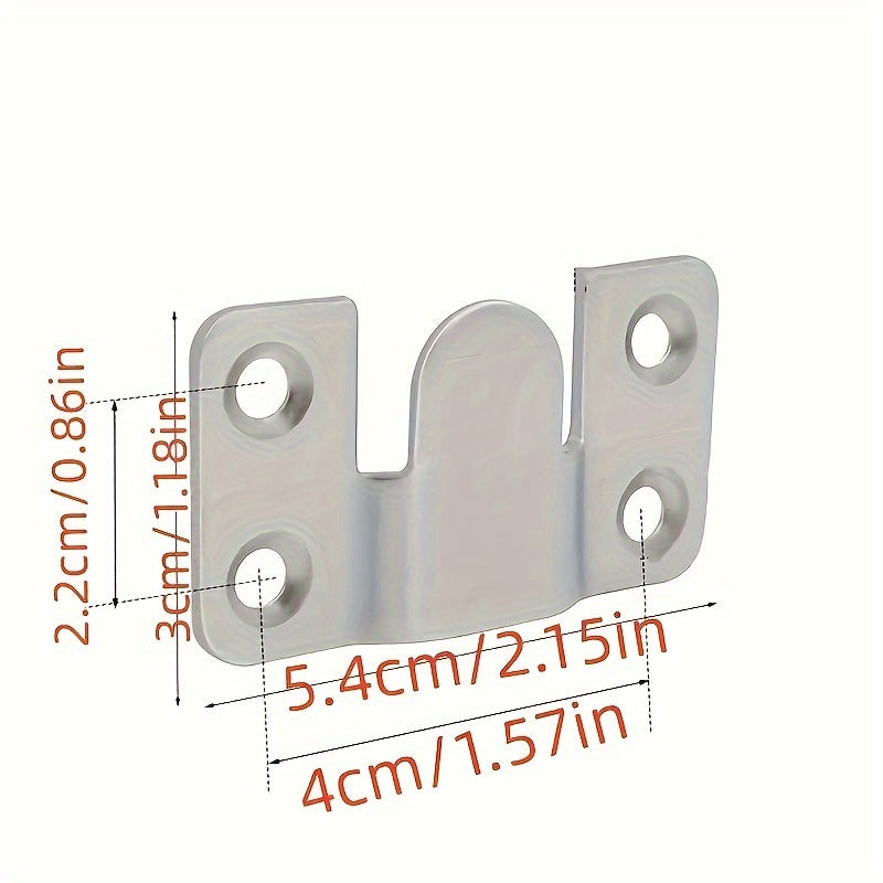 4pcs Stainless Steel Hanging Clip for Picture Frame Gallery