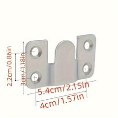 4pcs Stainless Steel Hanging Clip for Picture Frame Gallery