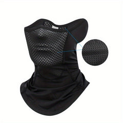 Breathable Outdoor Mask UPF50 Half Face Mask Neck Gaiter For Sports Cycling