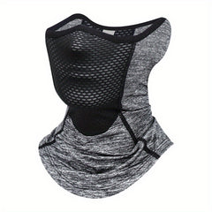 Breathable Outdoor Mask UPF50 Half Face Mask Neck Gaiter For Sports Cycling
