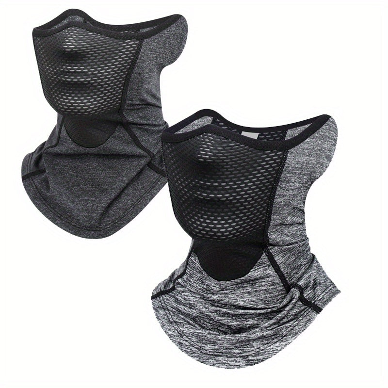 Breathable Outdoor Mask UPF50 Half Face Mask Neck Gaiter For Sports Cycling