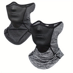 Breathable Outdoor Mask UPF50 Half Face Mask Neck Gaiter For Sports Cycling