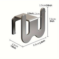 Bathroom Slipper Rack Metal Wall Hanging Storage No Punching