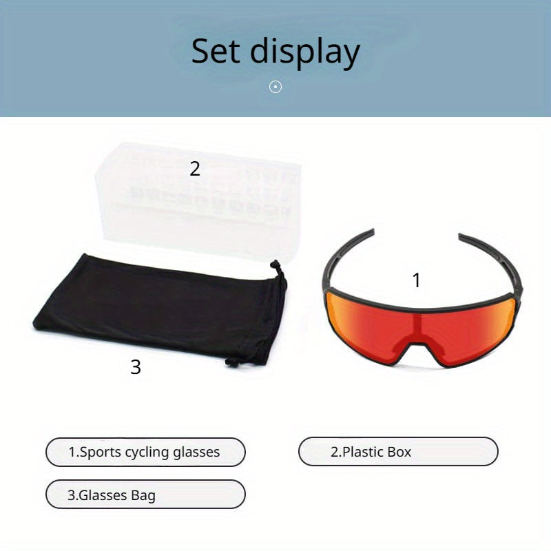 Multifunctional Cycling Glasses Outdoor Sports Windproof Polarized Glasses