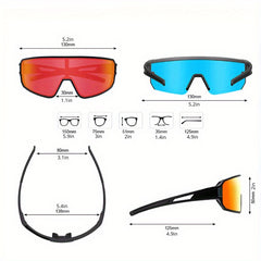 Multifunctional Cycling Glasses Outdoor Sports Windproof Polarized Glasses