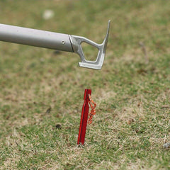 5pcs Aluminum Tent Stakes Hiking Camping Outdoor Travel Sand Accessories