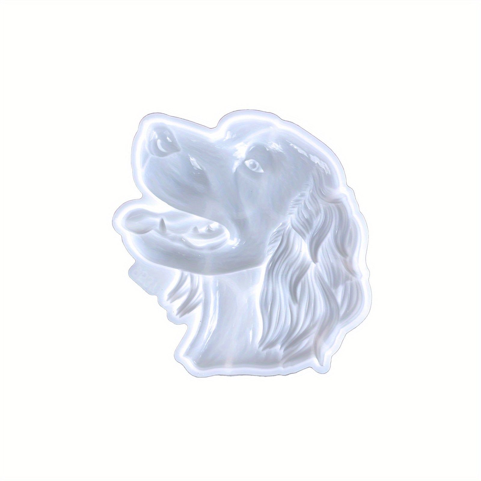 Long haired Dog Silicone Mold for Home Decor
