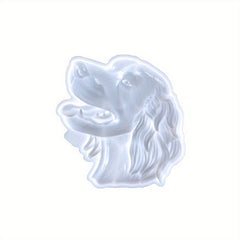 Long haired Dog Silicone Mold for Home Decor