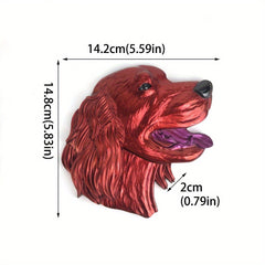 Long haired Dog Silicone Mold for Home Decor