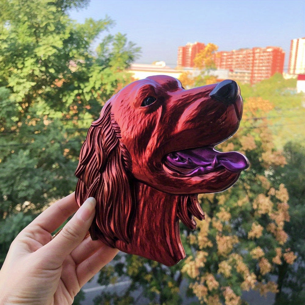 Long haired Dog Silicone Mold for Home Decor